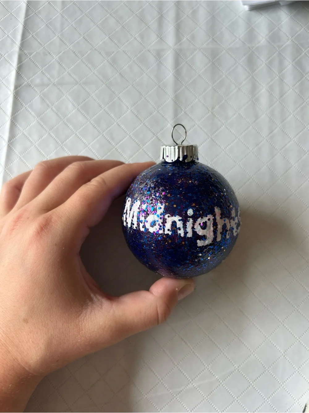 Handmade Taylor Swift Glitter Holiday Ornaments - First 10 Albums